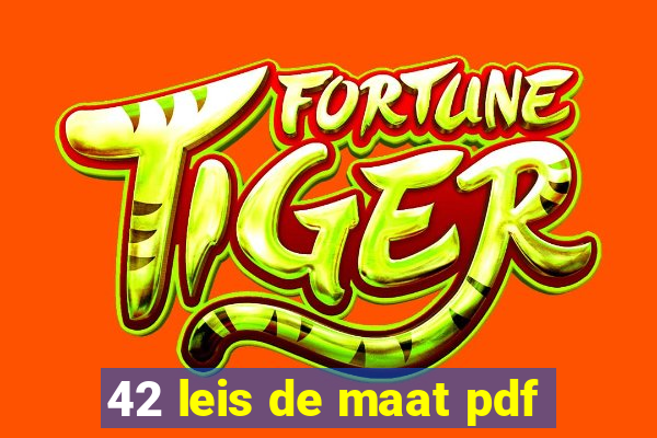 42 leis de maat pdf